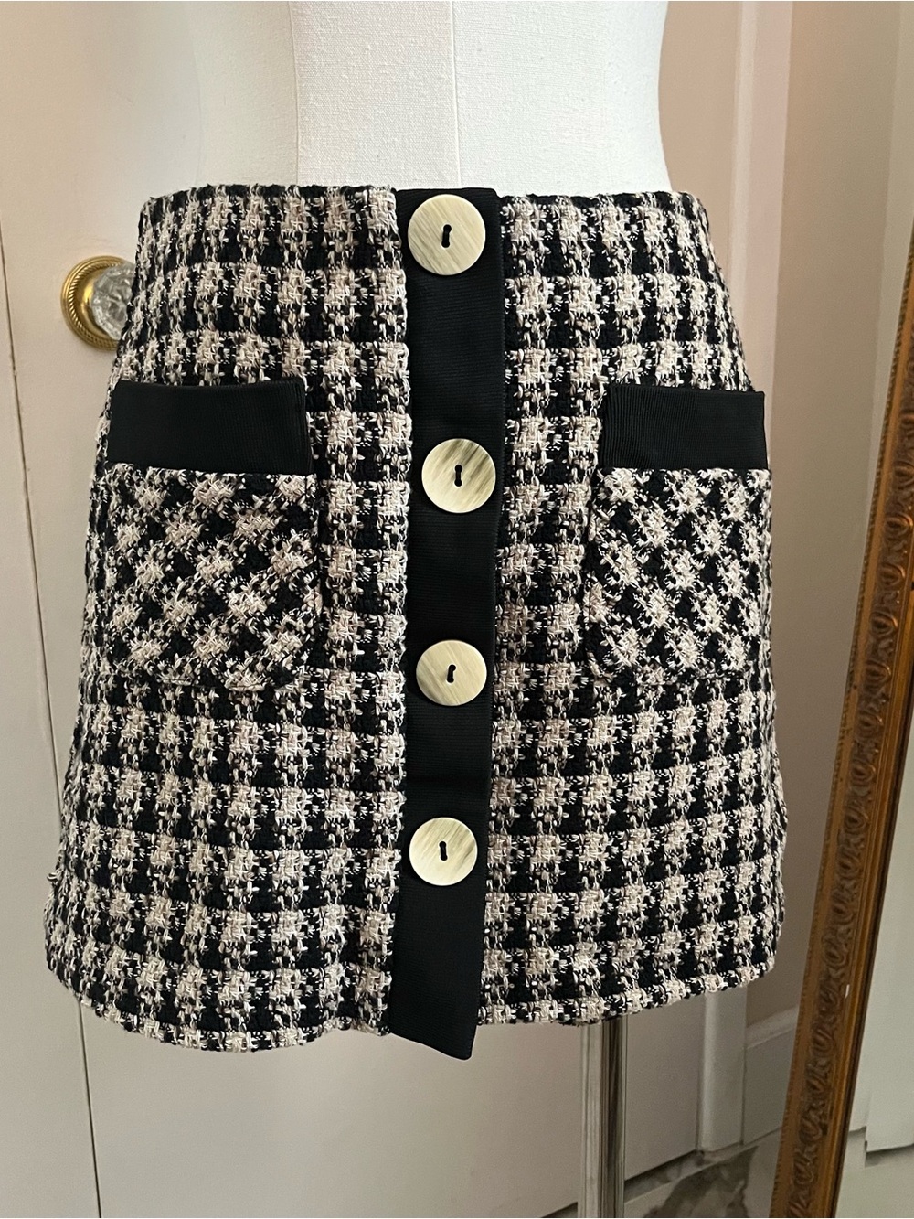 Zara tweed skirt